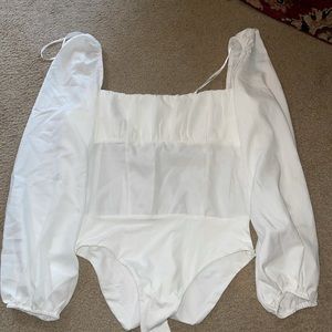 Princess polly Laura bodysuit in white NWT